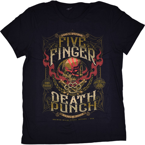 Liquid Blue Hundred Proof Black T-Shirt