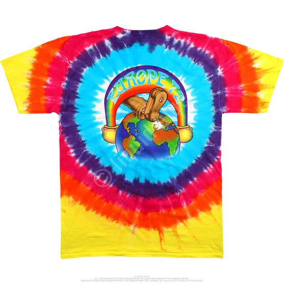 Liquid Blue Ice Cream Cone Kid Tie-Dye T-Shirt