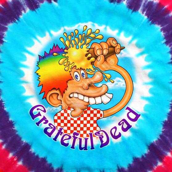 Liquid Blue Ice Cream Cone Kid Tie-Dye T-Shirt