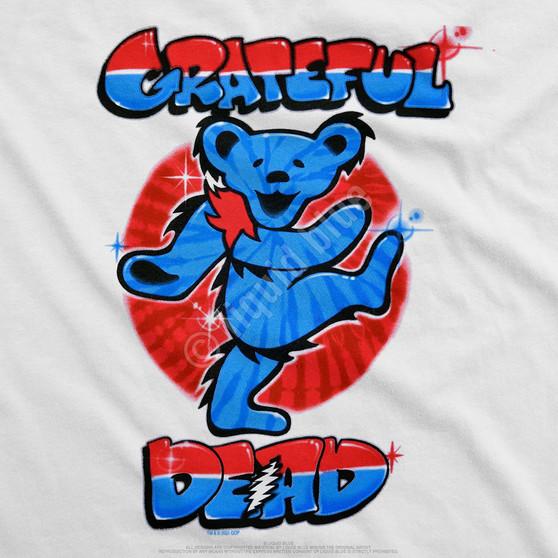 Liquid Blue Independance Bear White T-Shirt