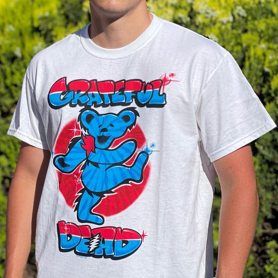 Liquid Blue Independance Bear White T-Shirt