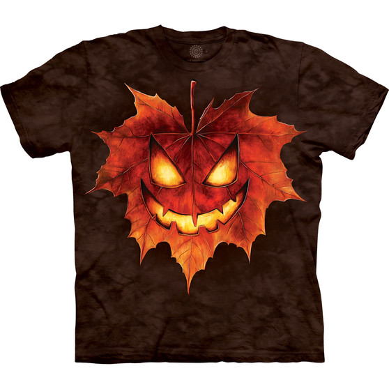 Liquid Blue Jack-O-Leaf Classic Cotton T-Shirt