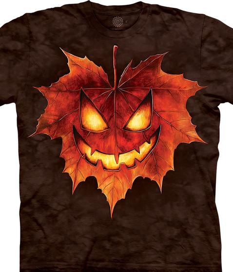 liquid blue Jack-O-Leaf Classic Cotton T-Shirt