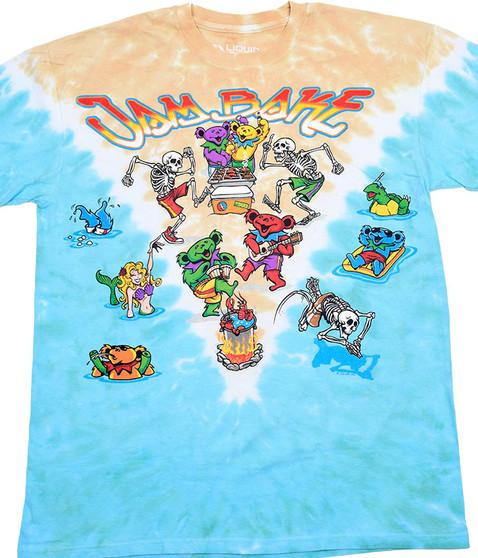 liquid blue Jam Bake Tie-Dye T-Shirt