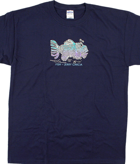 liquid blue Jerry Fish Navy T-Shirt