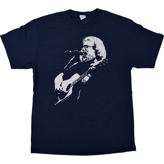 Liquid Blue Jerry Garcia Acoustic Navy T-Shirt