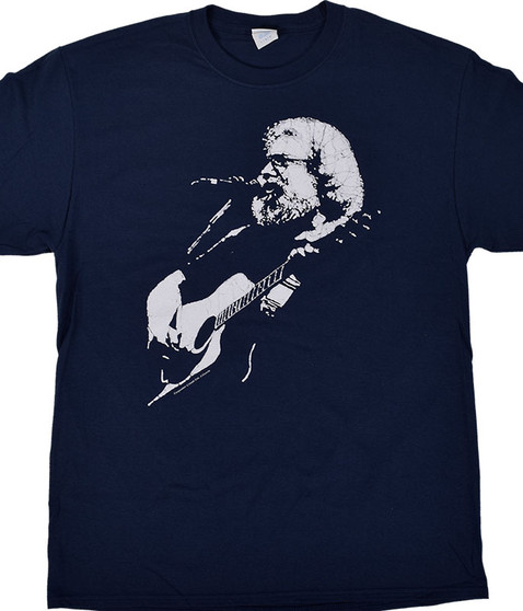 liquid blue Jerry Garcia Acoustic Navy T-Shirt