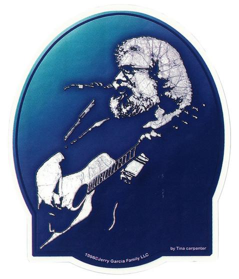 liquid blue Jerry Garcia Acoustic Sticker