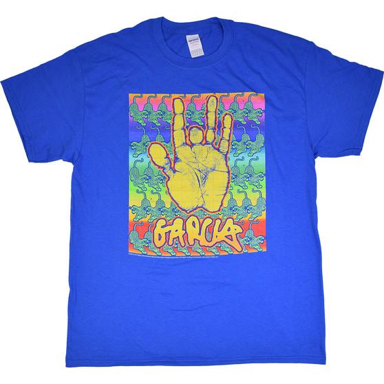 Liquid Blue Jerry Garcia Blotter Blue T-Shirt