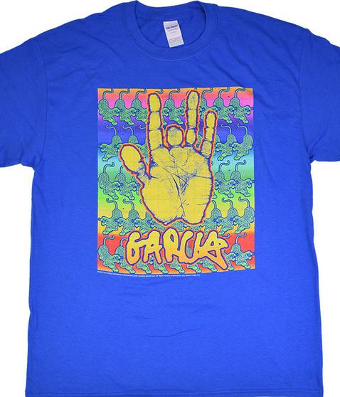 liquid blue Jerry Garcia Blotter Blue T-Shirt