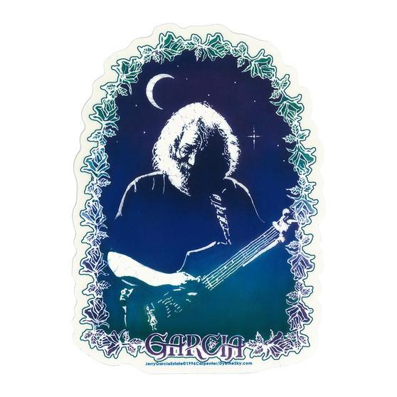 Liquid Blue Jerry Garcia Roses Sticker