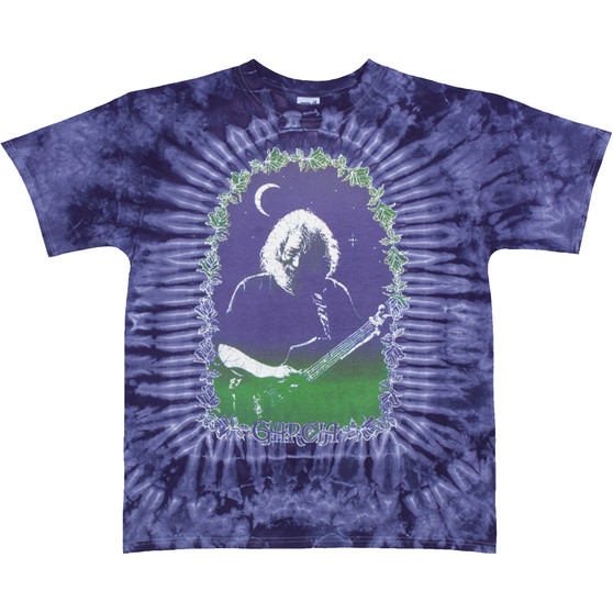 Liquid Blue Jerry Garcia Roses Tie-Dye T-Shirt