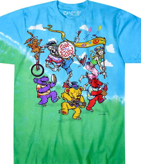 liquid blue Join The Band Tie-Dye T-Shirt
