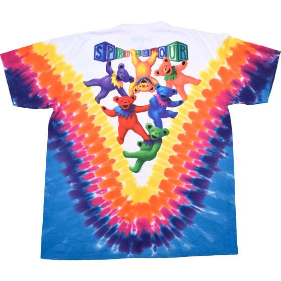 Liquid Blue Jugglin' Bear Tie-Dye T-Shirt