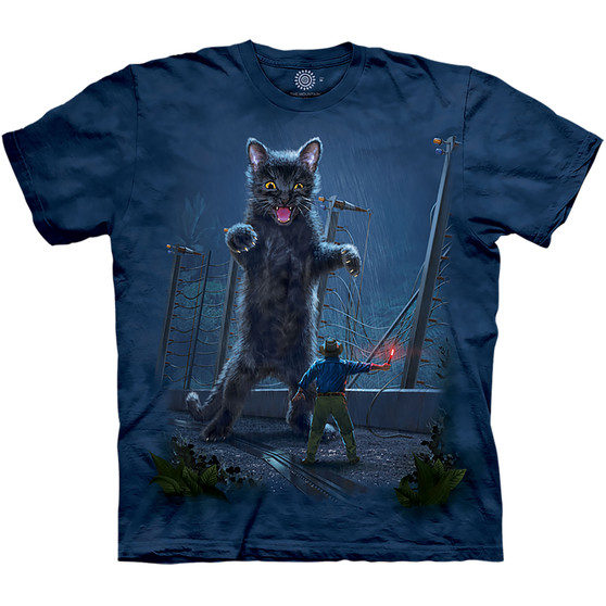 Liquid Blue Jurassic Kitten Classic Cotton T-Shirt