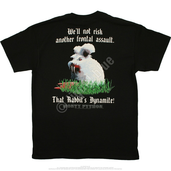Liquid Blue Killer Rabbit Black T-Shirt