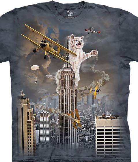 liquid blue King Kitten Classic Cotton T-Shirt