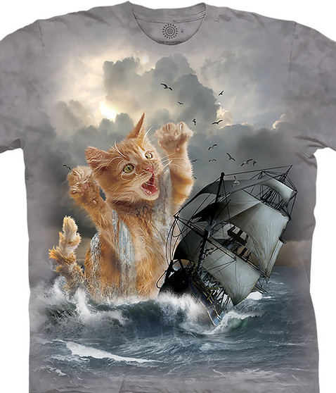 liquid blue Krakitten Classic Cotton T-Shirt