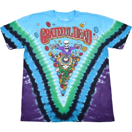 Liquid Blue Laughing Bones Tie-Dye T-Shirt