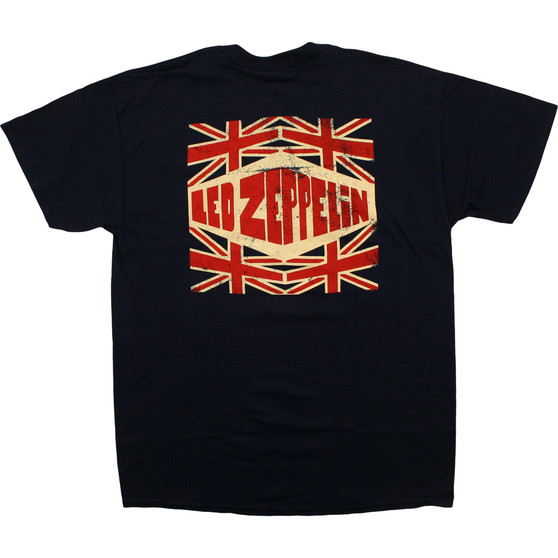 Liquid Blue Led Zep Legend Navy T-Shirt