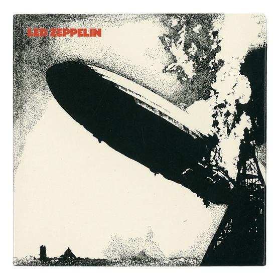 liquid blue Led Zeppelin I Magnet