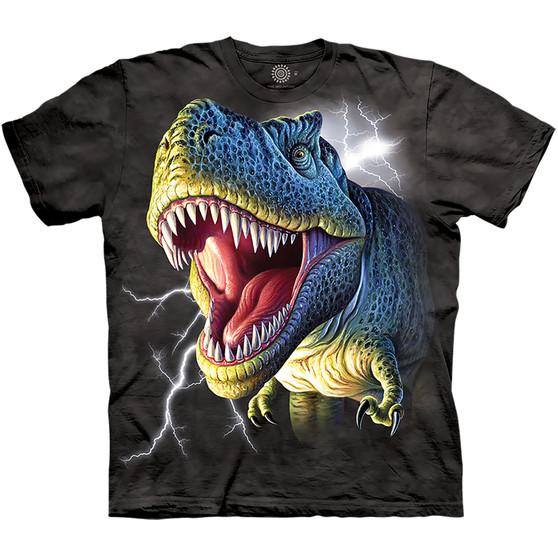 Liquid Blue Lightning Rex Classic Cotton T-Shirt