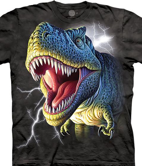 liquid blue Lightning Rex Classic Cotton T-Shirt