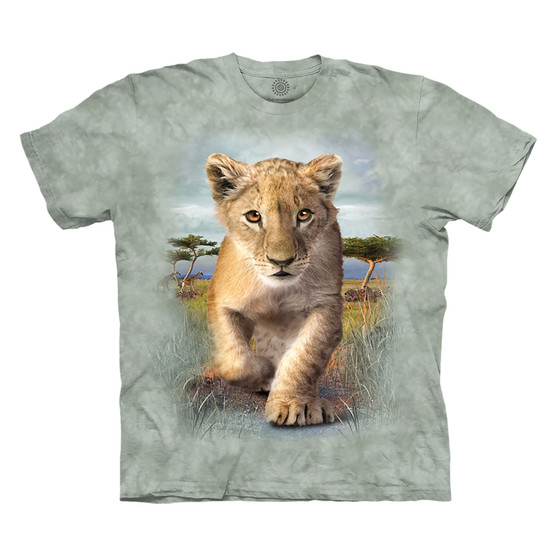 Liquid Blue Lion Cub Kids' T-Shirt