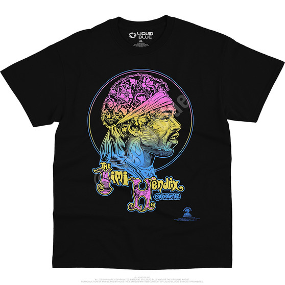 Liquid Blue Little Wing Black T-Shirt