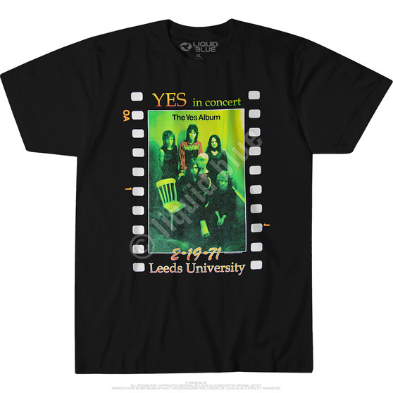 Liquid Blue Live At Leeds Black Athletic T-Shirt