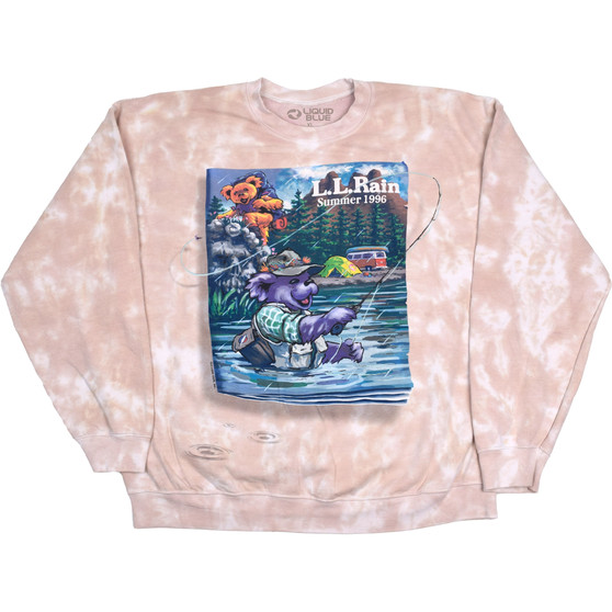 Liquid Blue LL Rain Tie-Dye Sweatshirt