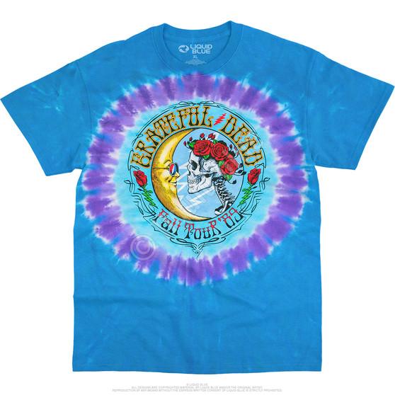 Liquid Blue Lunar Dead Tie-Dye T-Shirt