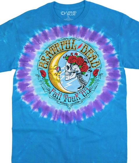 liquid blue Lunar Dead Tie-Dye T-Shirt
