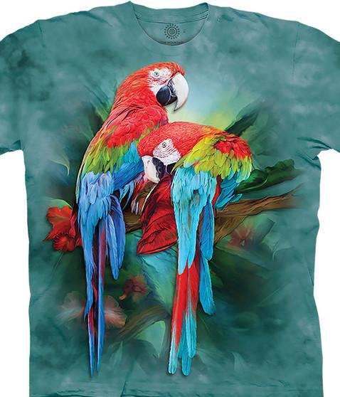 liquid blue Macaw Mates Classic Cotton T-Shirt