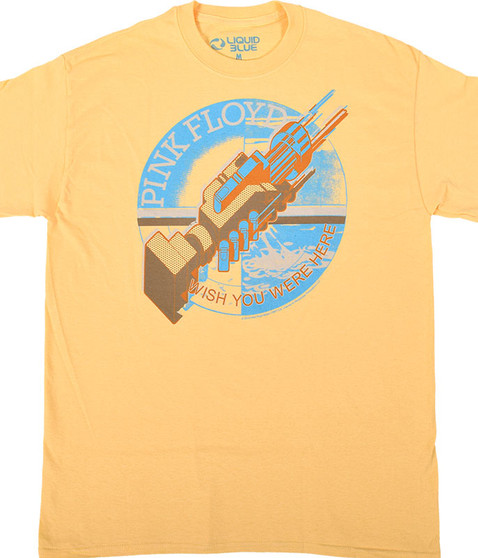 liquid blue Machine Gold Athletic T-Shirt