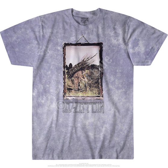 Liquid Blue Man With Sticks Tie-Dye T-Shirt
