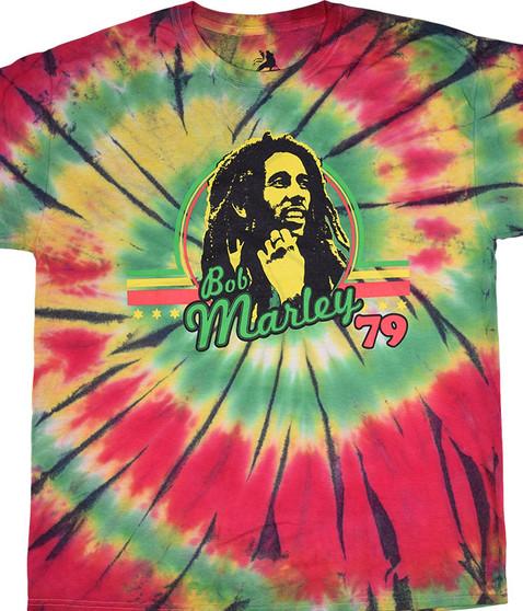 liquid blue Marley '79 Spiral Tie-Dye T-Shirt