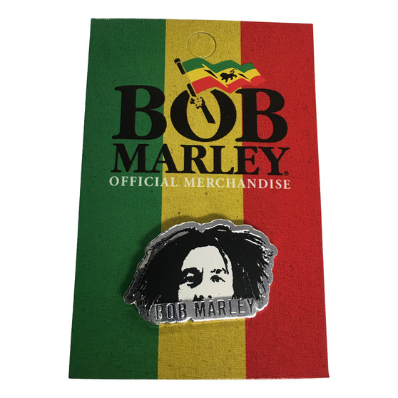 Liquid Blue Marley Face Enamel Pin