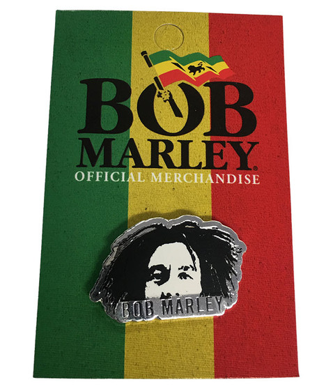 liquid blue Marley Face Enamel Pin