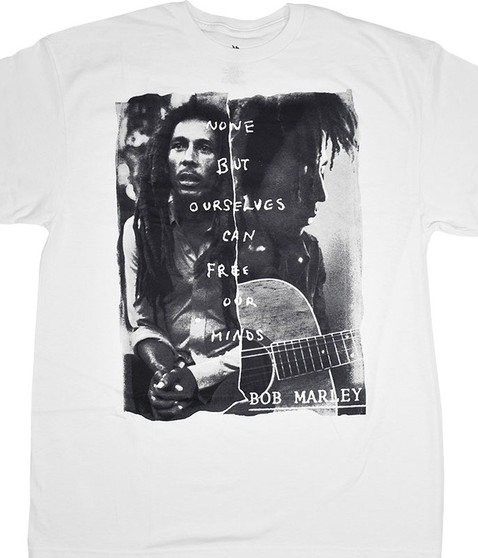 liquid blue Marley Free Our Minds White T-Shirt