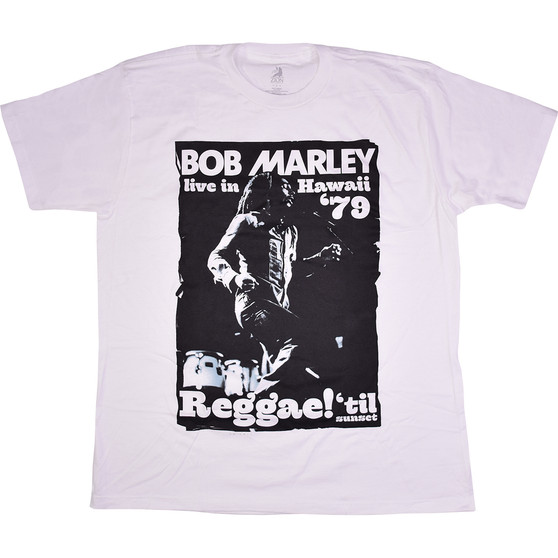 Liquid Blue Marley Live In Hawaii White T-Shirt