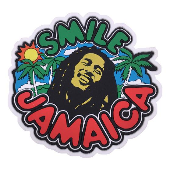 Liquid Blue Marley Smile Jamaica Magnet