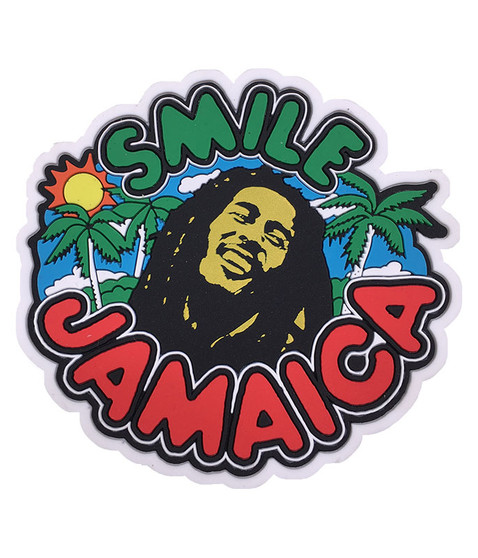liquid blue Marley Smile Jamaica Magnet