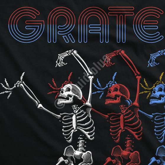 Liquid Blue Marquee Dead Black T-Shirt