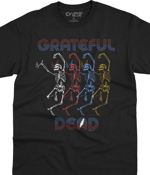 liquid blue Marquee Dead Black T-Shirt