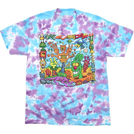 Liquid Blue Mars Garden Joey Mars Tie-Dye T-Shirt