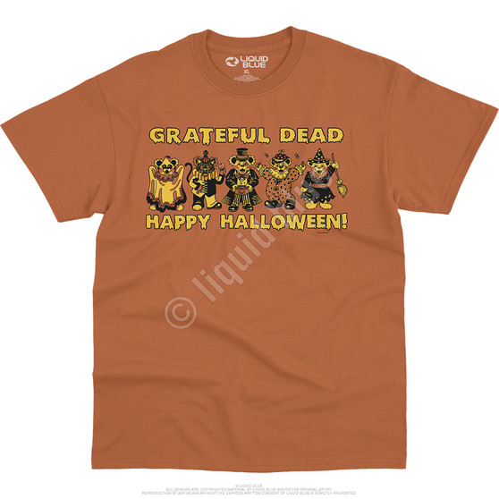 Liquid Blue Masquerade Orange T-Shirt