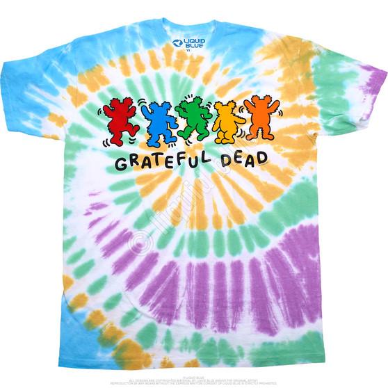 Liquid Blue Metro Bears Tie-Dye T-Shirt