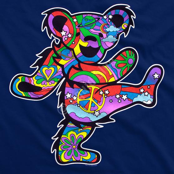 Liquid Blue Mod Bear Navy T-Shirt