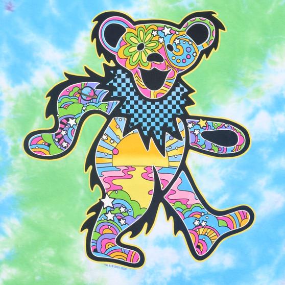 Liquid Blue Mod Bear Tie-Dye T-Shirt